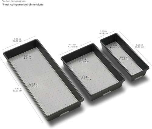 Madesmart Granite 3-Pack Multi-Purpose Storage Solutions
