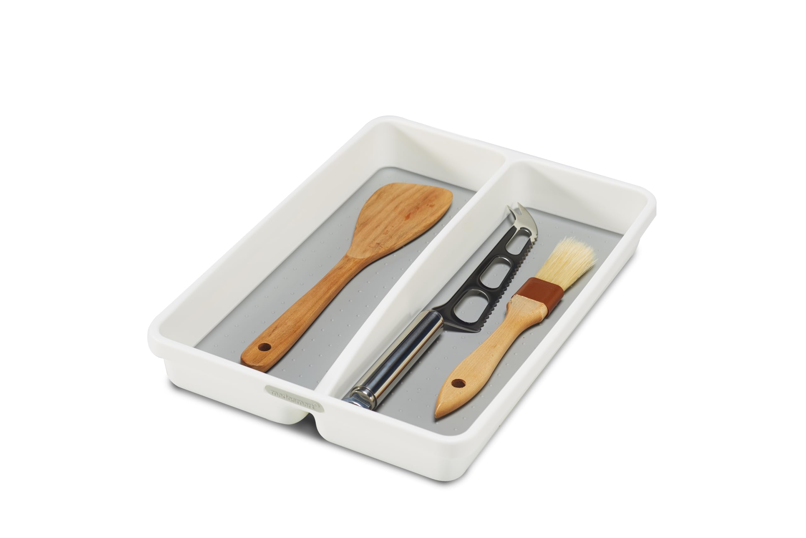 Madesmart Premium Antimicrobial Mini Utensil Organizer for Kitchen Drawers